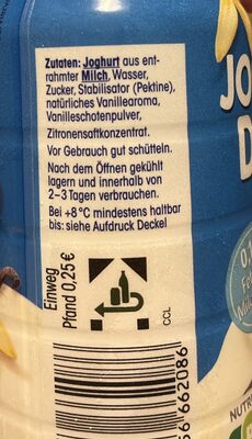 Joghurt Drink Vanille