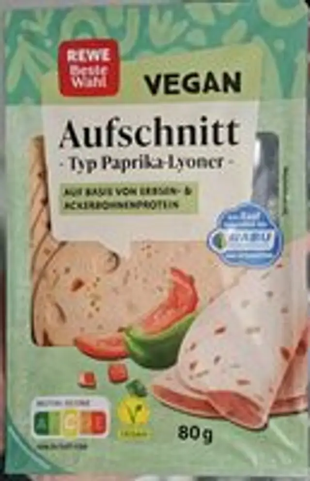 Aufschnitt Typ Paprika-Lyoner