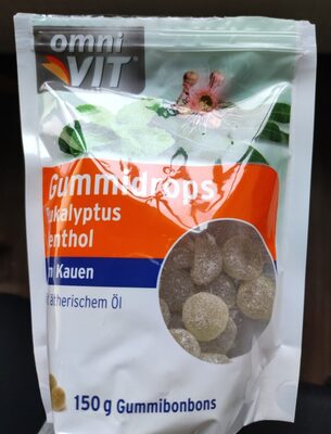 Gummidrops Eukalyptus Menthol front packaging