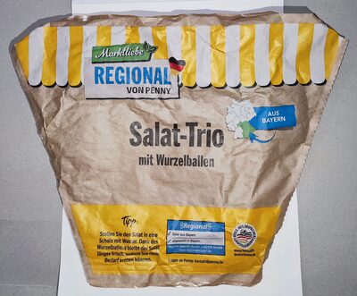 Salat-Trio mit Wurzelballen