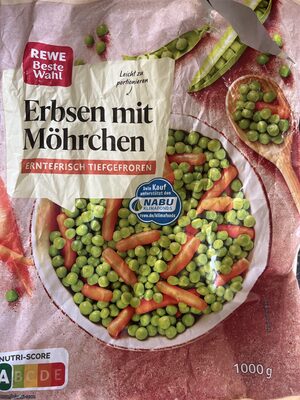 Erbsen mit Möhrcheb