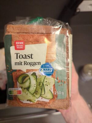 Toast mit Roggen