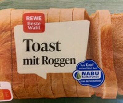Toast mit Roggen