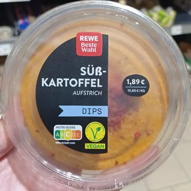 Süßkartoffel Aufstrich front packaging