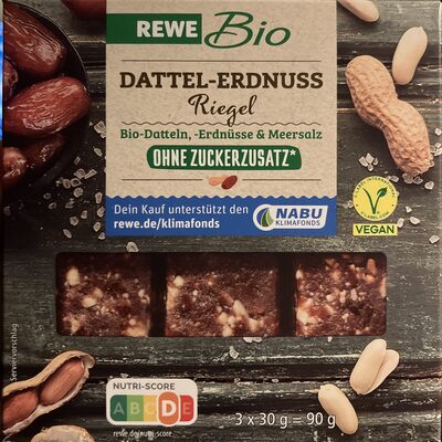 Dattel-Erdnuss Riegel (3er)