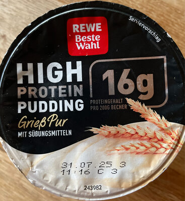 High Protein Grießpudding