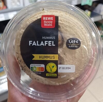Hummus falafel front packaging