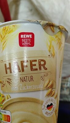 Hafer Natur ohne Zuckerzusatz
