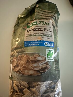 Dinkel Flakes front packaging