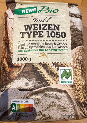 Weizenmehl Type 1050 front packaging