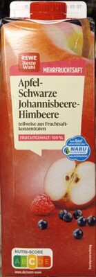 Apfel-Schwarze Johannisbeere Himbeer