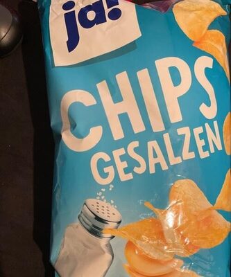 Chips gesalzen