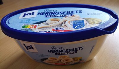 Feine Heringsfilets in Sahnesauce