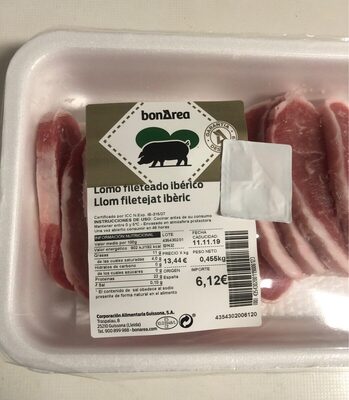 Lomo fileteado ibérico