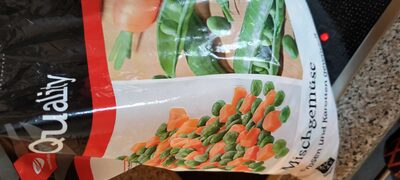 Mischgemüse Erbsen und Karotten