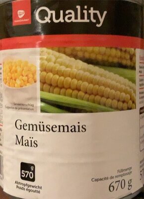 Gemüsemais front packaging