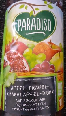 Paradiso Apfel traube granatapfel drink