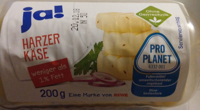 Harzer Käse front packaging