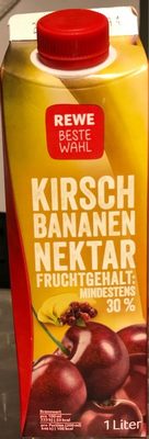 Kirsch bananen nektar front packaging