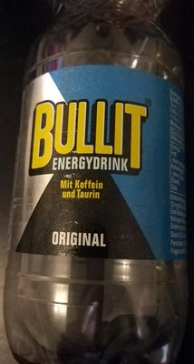 Bullit Energy Drink front packaging