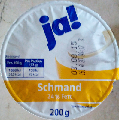 Ja! Schmand 24% Fett