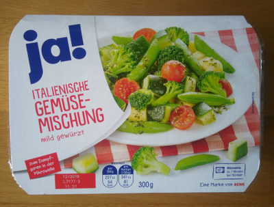Italienische Gemüsemischung mild gewürzt