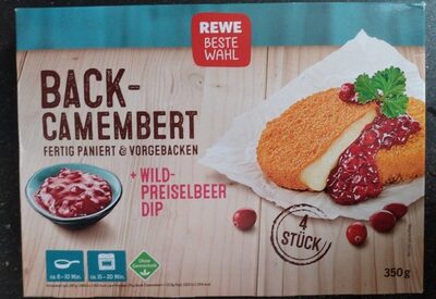 Back Camembert front packaging