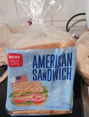 American Sandwich front packaging