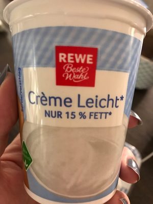 Crème leicht front packaging