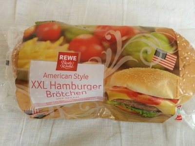 REWE XXL Hamburger Brötchen