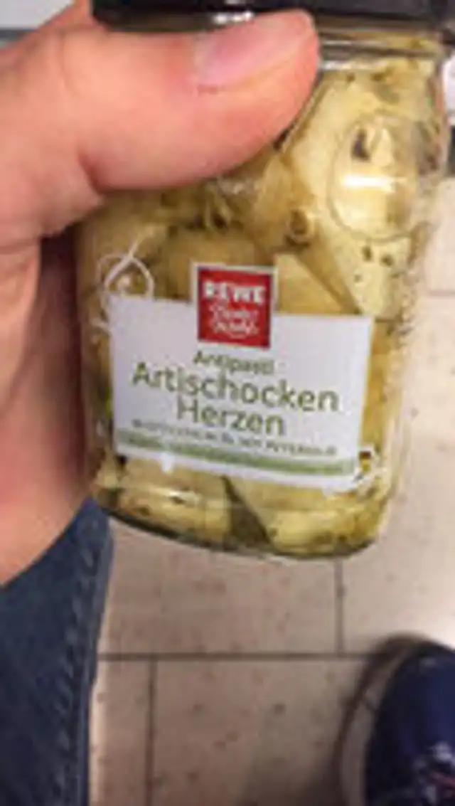 Rewe Beste Wahl Artichoke hearts in pieces in oil with parsley