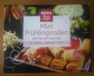 Mini-Frühlingsrollen mit feinem Gemüse