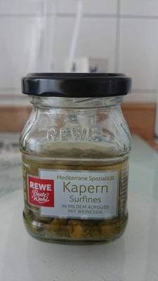 Rewe Beste Wahl Mediterranean specialty capers surfines in mild infusion with vinegar