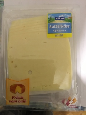 Butterkäse 45% Fett i. Tr. mild