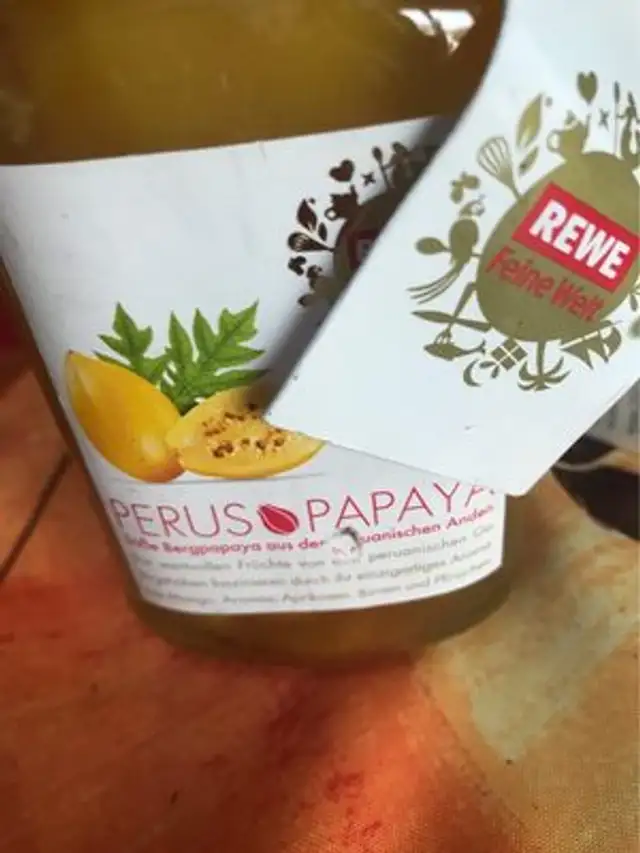 Perus Papaya Rewe Feine Welt nutrition facts table