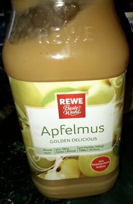 Apfelmus Golden Delicious