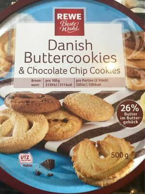 Danish Buttercookies & Chocolate