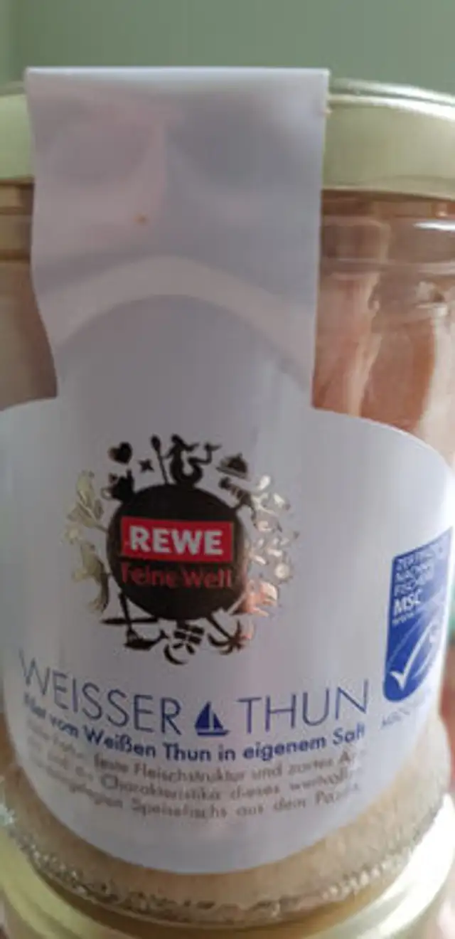 Thon blanc nutrition facts table