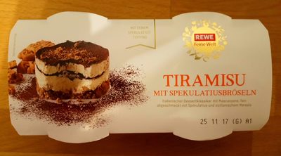 Tiramisu mit Spekulatiusbröseln
