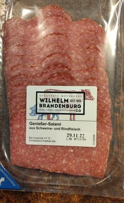 Genießer-Salami front packaging