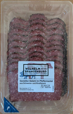 Genießer-Salami im Pfeffermantel