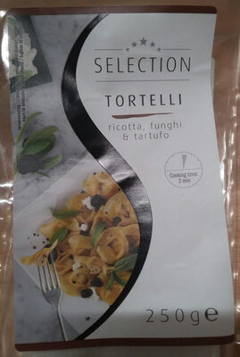 tortelli ricotta, funghi & tartufo
