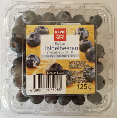 Kultur Heidelbeeren Klasse I