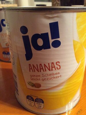 Ananas Scheiben front packaging