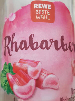 Rhabarbergetränk front packaging