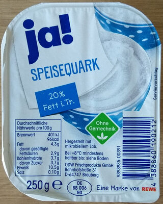 Speisequark