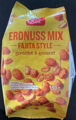 Rewe Beste Wahl Erdnuss Mix Fajita Style