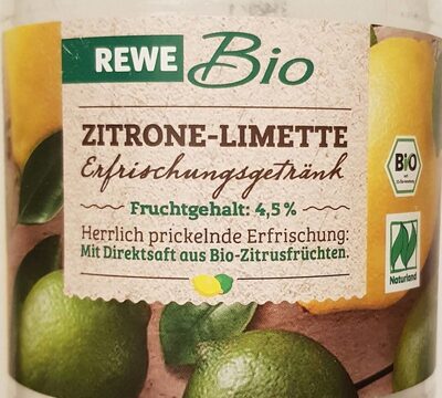 Zitrone-Limette front packaging