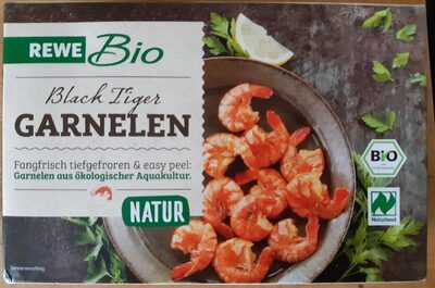 Black Tiger Garnelen front packaging