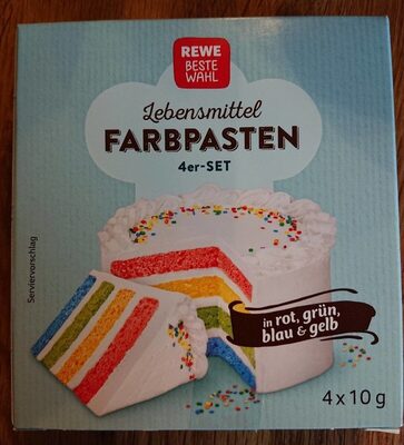 Lebensmittel Farbpasten